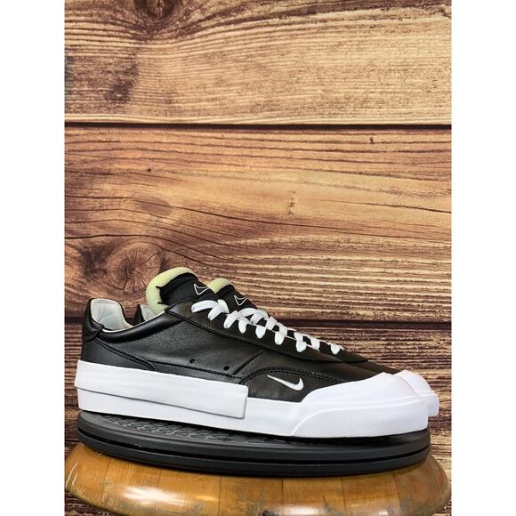 Nike Other - Nike Drop Type Premium Leather Sneakers Black White Sz 11 CN6916-003